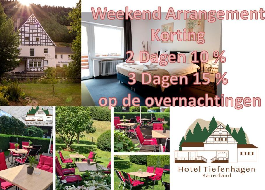 Hotel Tiefenhagen Sauerland Lennestadt Eksteriør bilde
